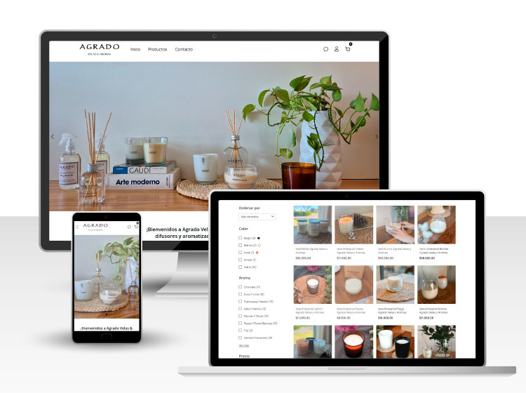 agencia juba 360 marketing diseno grafico web redes sociales agrado velas tienda